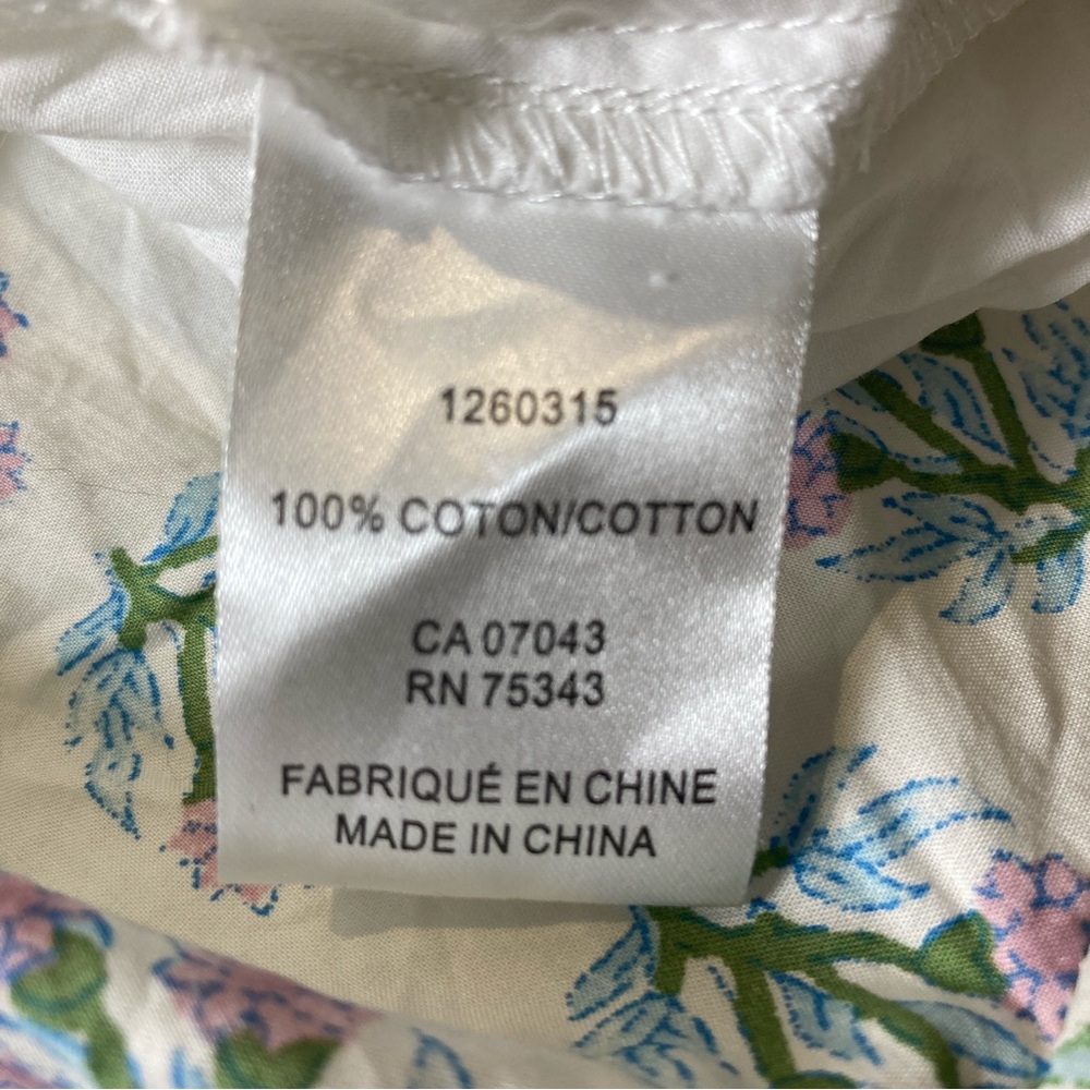 Christian Lacroix  Dress Ivory Multi Color Floral Printed A Line Size S Cotton - Picture 10 of 16